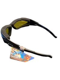 Mountain Shades Nytron Sunglasses, Black with Yellow Lenses