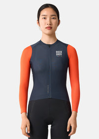 【ROAD TO SKY】 ROCKBROS Cycling Clothes Women's Long-Sleeved Jersey Summer Mountain Road Bicycle Sportswear