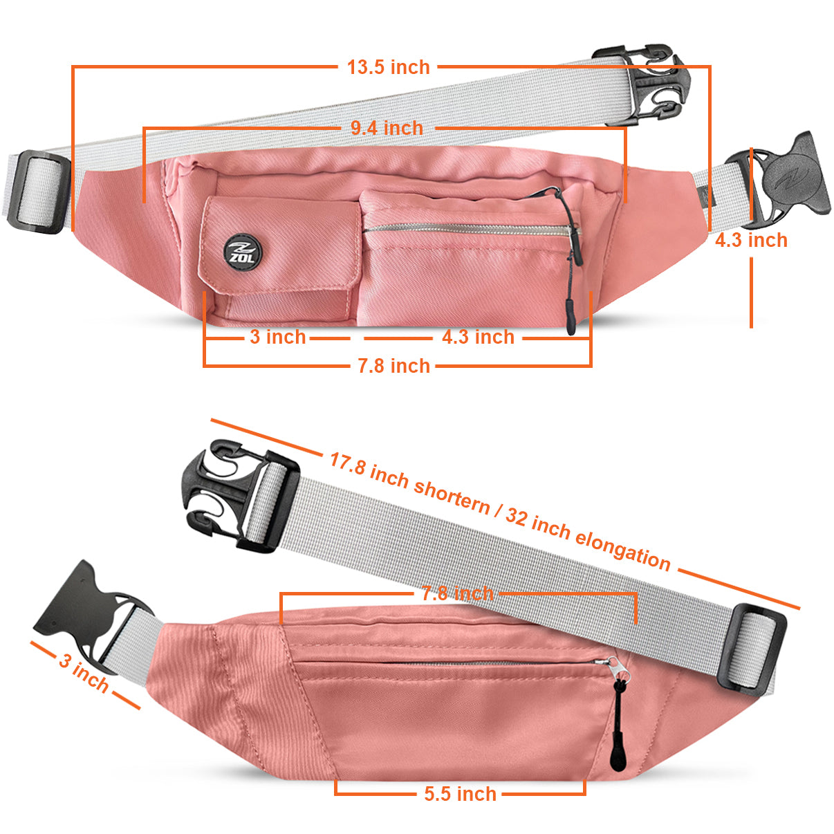 Zol Adventure Adjustable Waist Pack