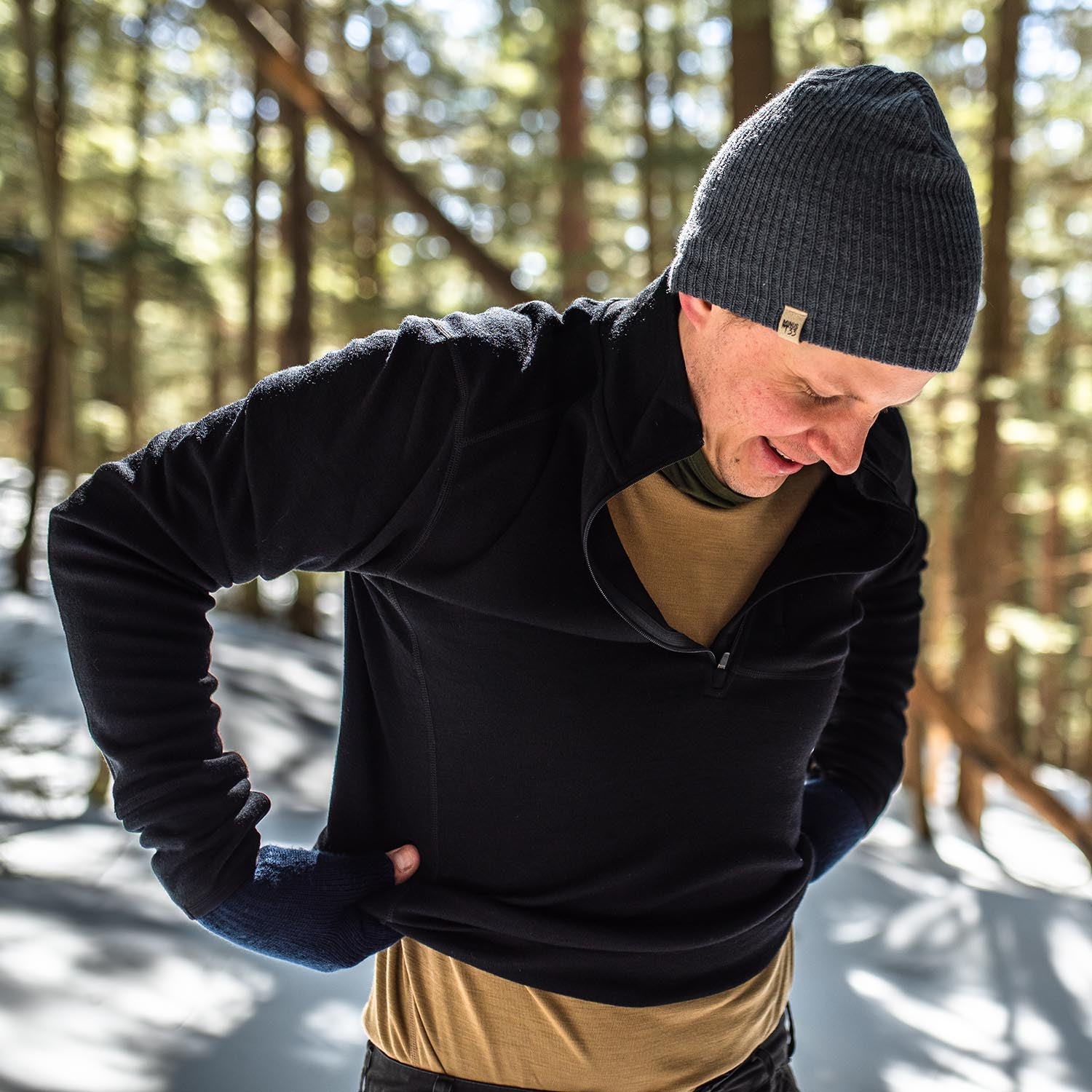 Expedition - Men's Wool 1/4 Zip Wilderness