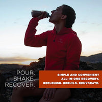 Tailwind Nutrition Recovery Mix, 20 Grams Complete Protein, Carbohydrates, and Electrolytes Powder Drink Mix for Post-Workout, Free of Gluten, Soy, and Dairy, Vegan, 12 Servings, Salted Caramel