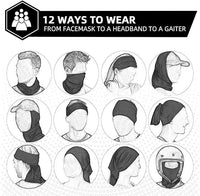 ROCKBROS Cooling Neck Gaiter Bandana UV Protection Breathable Multi-Purpose