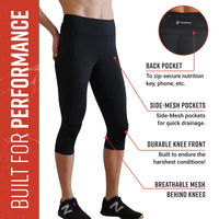 Women's Flex-Fit Compression Capri Leggings