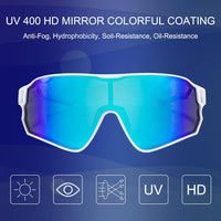 ROCKBROS Polarised Full Lens Sunglasses Cycling Bicycle Glasses Outdoor Sports Eyewear UV400