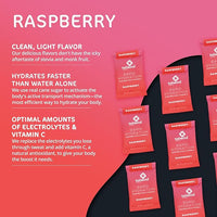 Tailwind Nutrition Rapid Hydration, Electrolyte & Hydration Powder, Vitamin C & Sea Salt Exercise Workout Mix, Raspberry, Pack of 12 Sticks