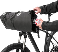 Waterproof Handlebar Bags Front 2 Dry Packs for MTB Road Bicycles 19-20L
