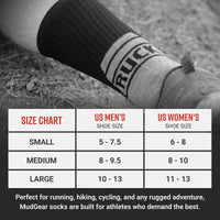 MudGear Ruck Sock (Black/Gray)