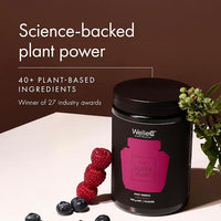 WelleCo The Super Elixir Daily Greens Powder, Probiotic Drink Mix with Whole Foods, Gluten Free, Vegan Gut Health Powder, Energy, Immunity, Healthy Skin, Hair & Nails (300g, Mixed Berry)