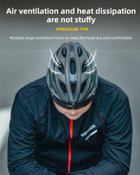 ROCKBROS Lightweight Cycling Helmet with Removable Goggles  Sun Visor