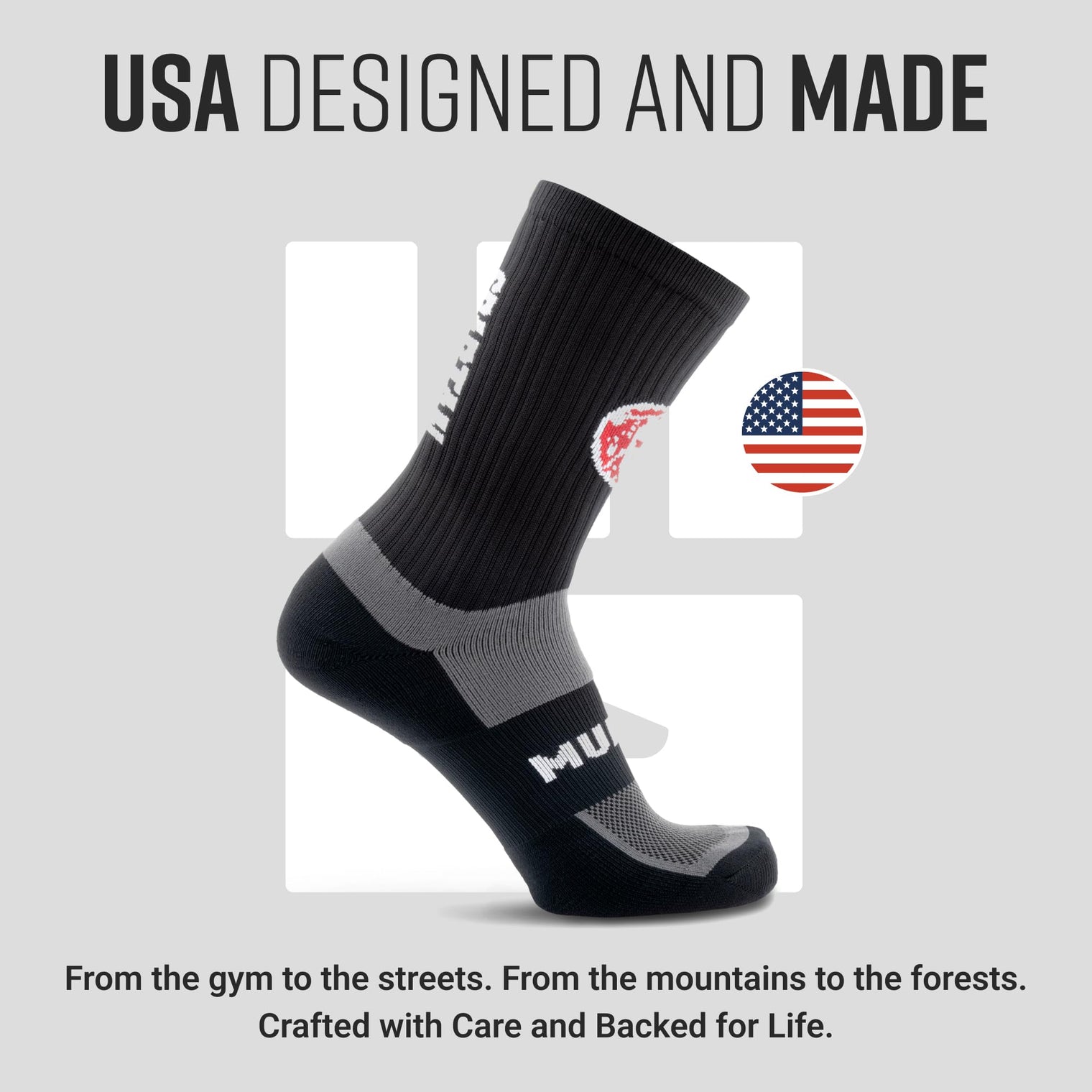 SPARTAN by MudGear Crew Height Sock