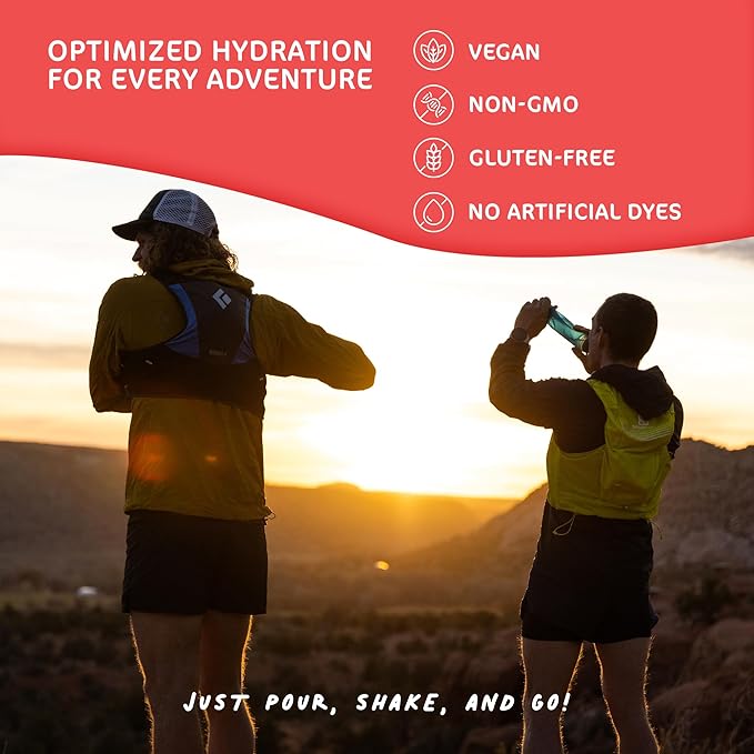 Tailwind Nutrition Rapid Hydration, Electrolyte & Hydration Powder, Vitamin C & Sea Salt Exercise Workout Mix, Berry, Pack of 12 Sticks