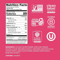 Cure Hydration | Plant-Based Electrolyte Drink Mix | No Added Sugar | Dehydration Relief Powder Made with Coconut Water | Non-GMO | Vegan | 28 Servings Jar - Tropical Punch