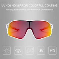 ROCKBROS Polarised Full Lens Sunglasses Cycling Bicycle Glasses Outdoor Sports Eyewear UV400