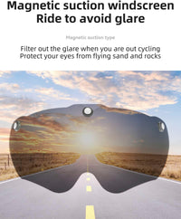 ROCKBROS Lightweight Cycling Helmet with Removable Goggles  Sun Visor