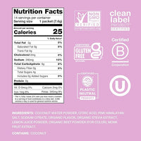 Cure Hydration | Plant-Based Electrolyte Drink Mix | No Added Sugar | FSA-HSA | Dehydration Relief Powder Made with Coconut Water | Non-GMO | Vegan | Pouch of 14 Packets - Watermelon