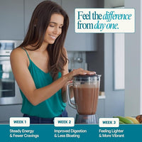 LyfeFuel All-in-One Essentials Nutrition Shake | Complete Meal Replacement Powder | 50+ Superfood Blend, 18g Plant-Based Protein - Chocolate, 24 Servings