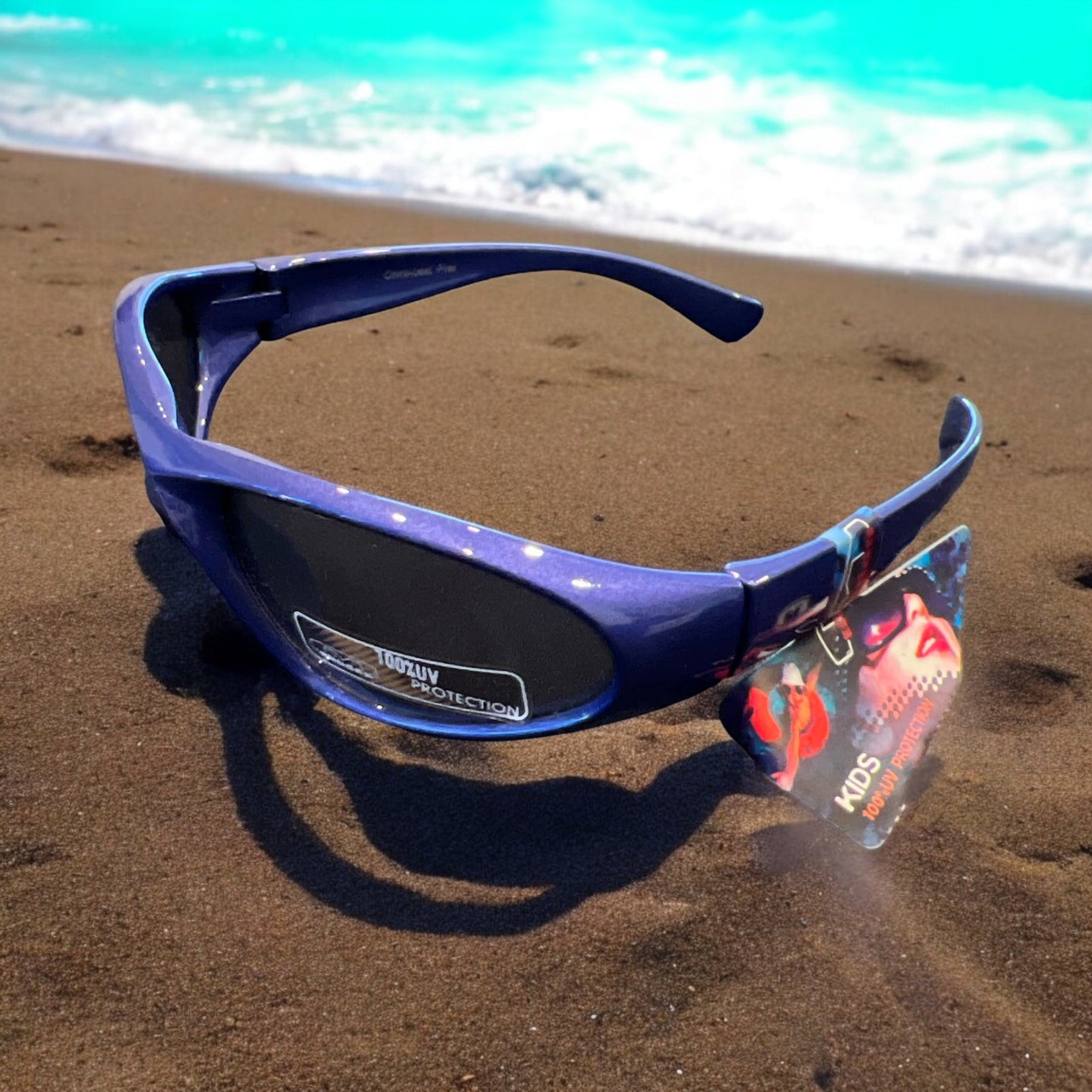 Mountain Shades Kids Defender Sunglasses - Ages 9-12 (Blue)