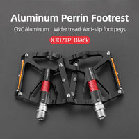 ROCKBROS Lightweight Flat Bike Pedals in Various Colours (Pair)