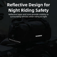 ROCKBROS Motorcycle Rear Tail Bag Saddle Bag Luggage Storage Pannier Waterproof