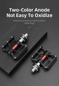 ROCKBROS Quick-Release Bike Pedals in Black (Pair)