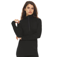 Micro Weight - Women's Wool 1/4 Zip Woolverino