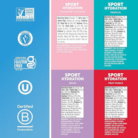 Nuun Sport Electrolyte Tablets with Magnesium, Calcium, Potassium, Chloride & Sodium, Gluten Free & Vegan, Mixed Flavors, 4 Pack (40 Servings Total)