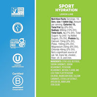 Nuun Sport Electrolyte Tablets with Magnesium, Calcium, Potassium, Chloride & Sodium, Gluten Free & Vegan, Lemon Lime, 8 Pack (80 Servings Total)