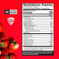 BARE PERFORMANCE NUTRITION BPN Electrolytes Hydration Drink Mix | Sugar Free Electrolyte Powder | 500mg Sodium per Serving | Naturally Sweetened | Strawberry, 50 Servings