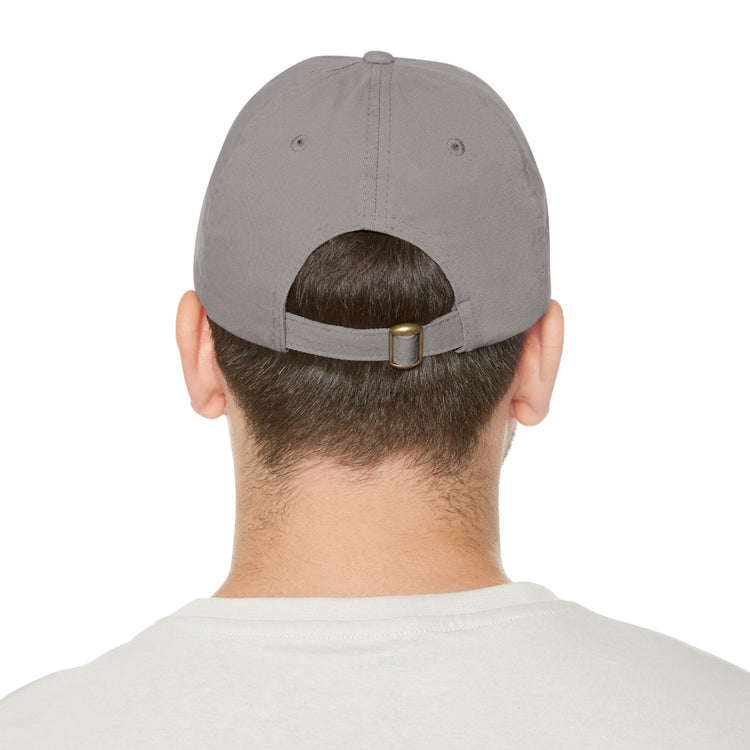 Custom Twill Hat with Leather Patch