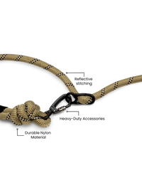 Olive Green Running Hands-Free Dog Leash