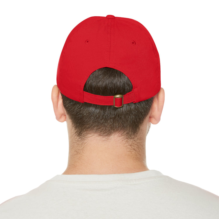 Custom Twill Hat with Leather Patch