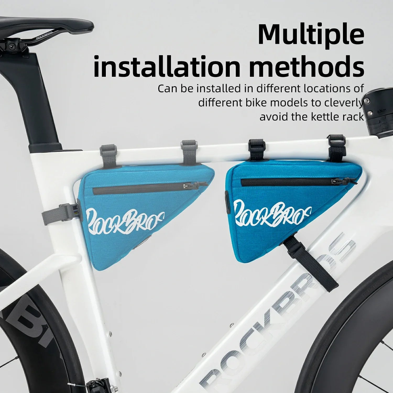 ROCKBROS FlashRide Sketch  Bike Triangle Bag