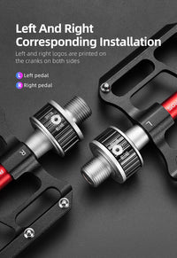 ROCKBROS Quick-Release Bike Pedals in Black (Pair)