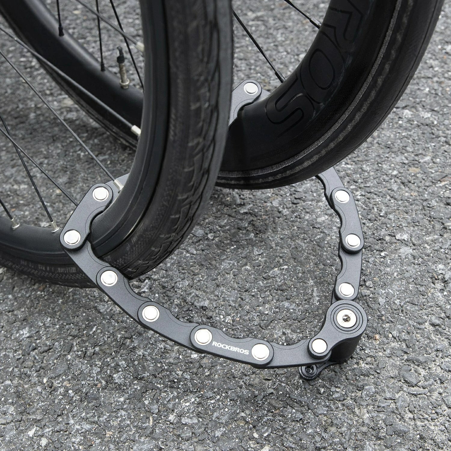 Bike Lock Hamburger Fold Anti-Theft