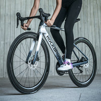 ROCKBROS Road Bike T700 Carbon Fiber Wheelset 50mm Rim Disc Brake Bike Wheels Clincher/Tubeless