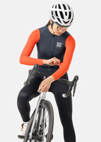 【ROAD TO SKY】 ROCKBROS Cycling Clothes Women's Long-Sleeved Jersey Summer Mountain Road Bicycle Sportswear