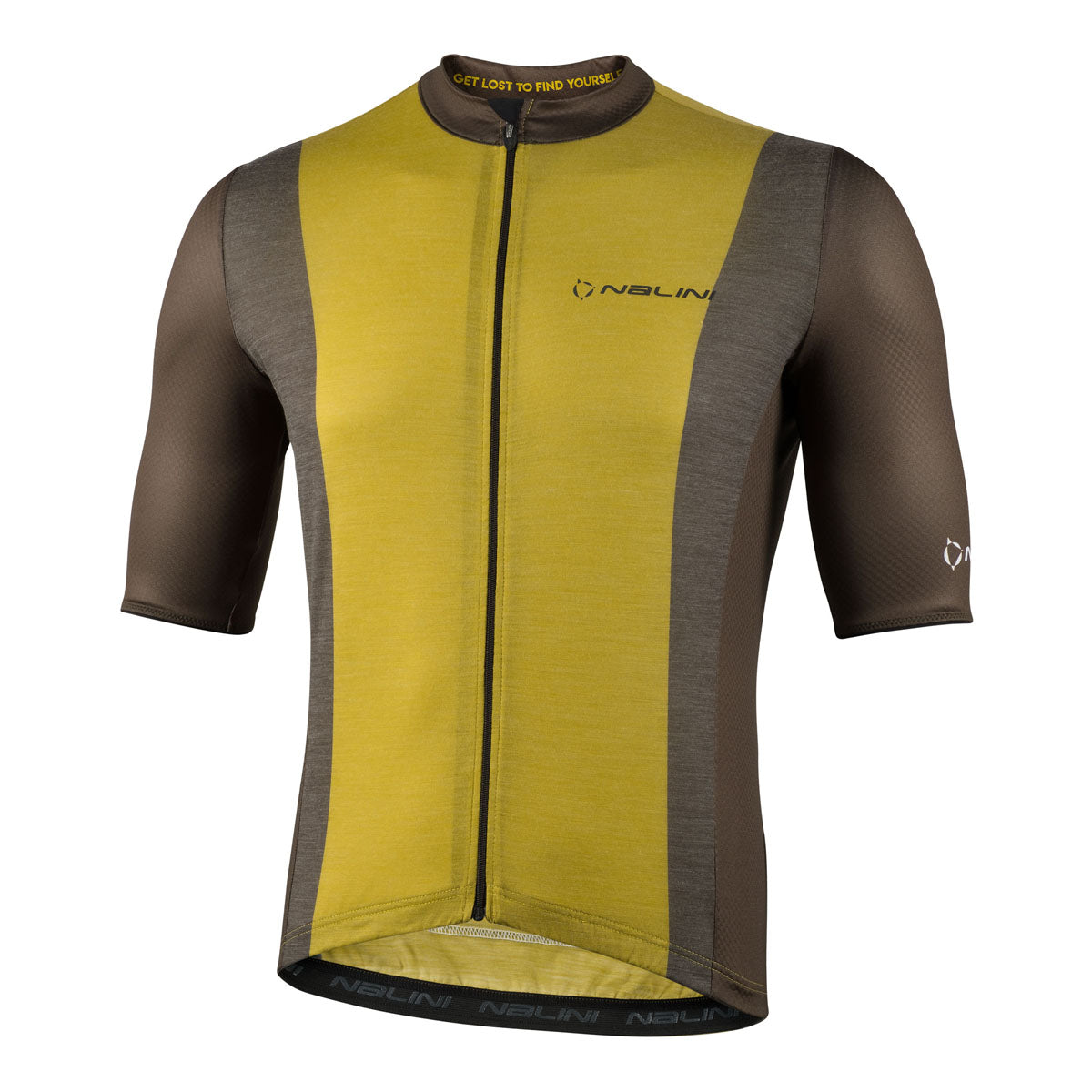 Nalini WOOL Men's Cycling Jersey (Olive/Green) S-3XL