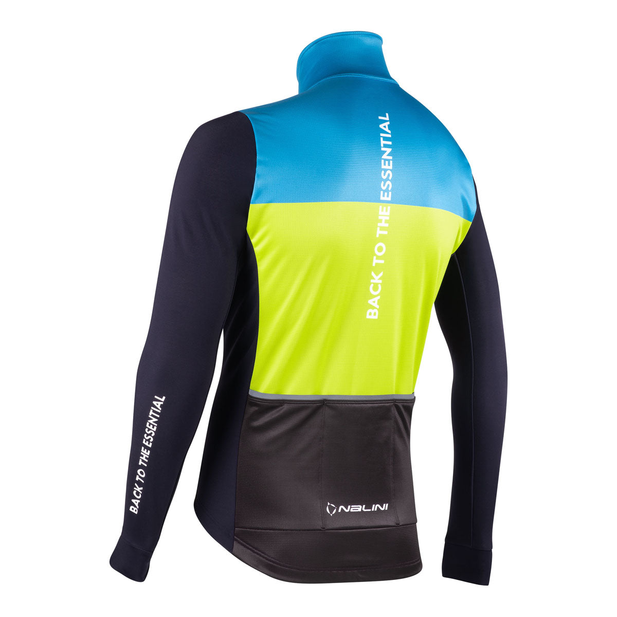 Nalini ASFALTO Men's Winter Jacket (Yellow / Blue) S-4XL