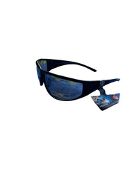 Mountain Shades Ergonomic Wrap Wind Sport Sunglasses - Boss Hog (Smoke Mirror)