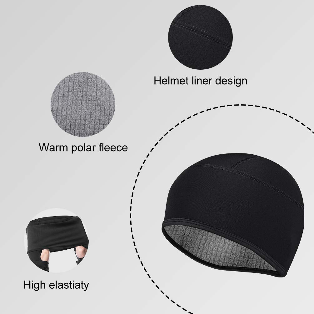 Skull Winter Cap Thermal Helmet Liner Moisture Wicking