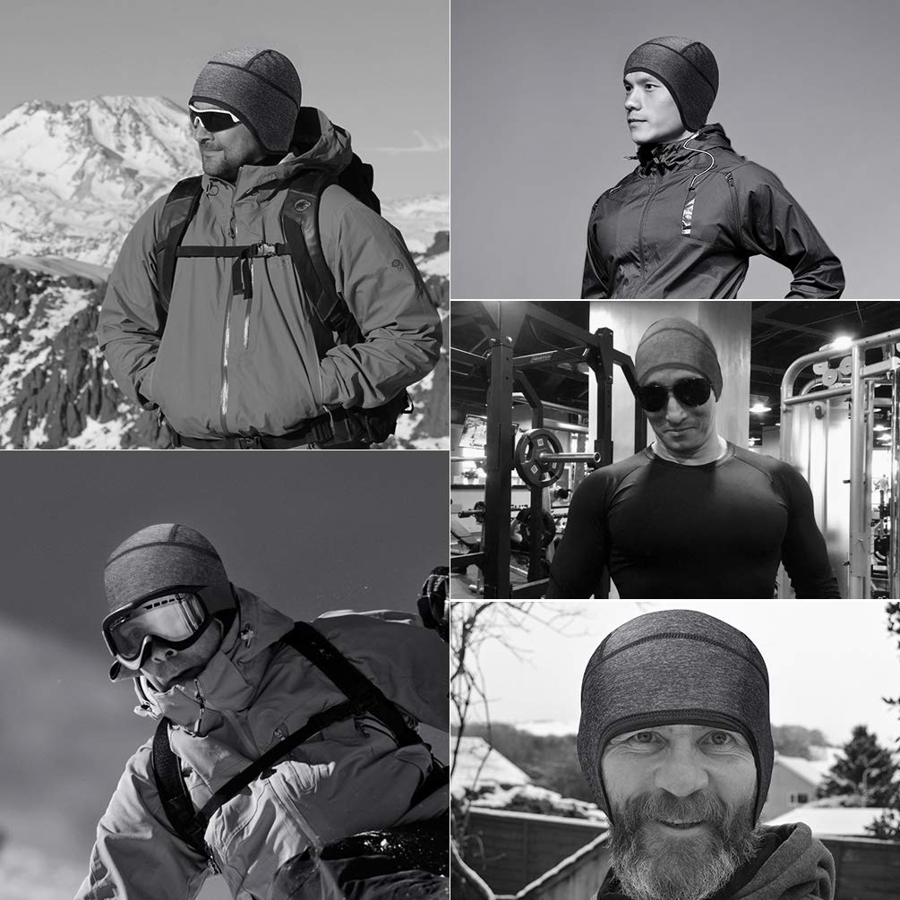Skull Winter Cap Thermal Helmet Liner Moisture Wicking