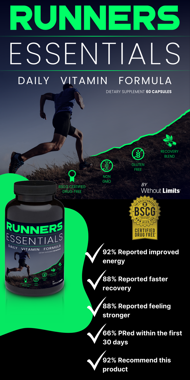 Runners Essentials Daily Vitamin Formula • 3 Month Supply