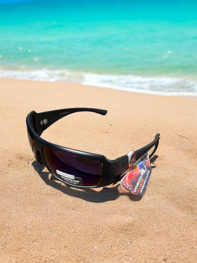 Mountain Shades Powerline Hydroglare Polarized Sunglasses (Matte Black)