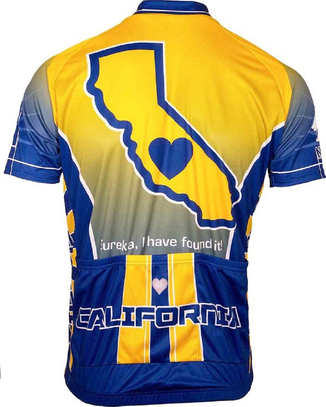 California Men's Cycling Jersey (S, M, L, XL, 2XL, 3XL)