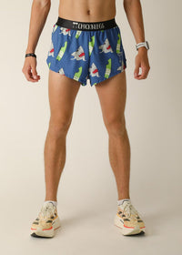 Men's Blue Sharks 2" Half Split Shorts (XS, S, M, L, XL)