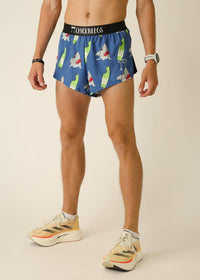 Men's Blue Sharks 2" Half Split Shorts (XS, S, M, L, XL)