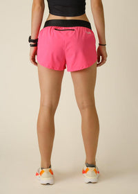 Women's Neon Pink 1.5" Split Shorts (XXS-XL)