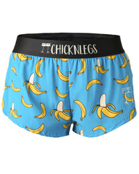 Women's Bananas 1.5" Split Shorts (Blue)
