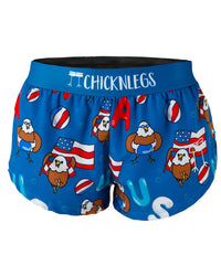 Women's Pool Party 1.5" Split Shorts (XXS, XS, S, M, L, XL)