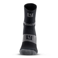 5" Crew Height Trail Running Sock (Black/Gray)